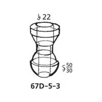 桐山製作所 各種ボトムレデューサー SJ50/30 67D-5-3 1個 63-6524-01（直送品）