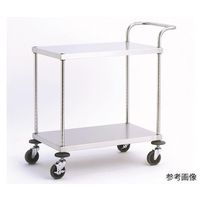 キャニオン ステンレスワゴン 2段 W21A-Y6112 1台 63-7091-69（直送品）