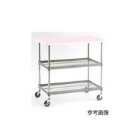 キャニオン ミニワークテーブル(天板ベビーピンク色) WT12A-P4606P 1台 63-7095-12（直送品）