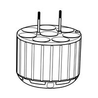 アダプター 30mL チューブ Sー4ー104， Sー4x750用 5825 755.006 1セット（直送品）