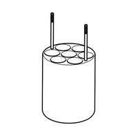 エッペンドルフ・ハイマック・テクノロジーズ アダプター φ17.5mm×112mm FAー6x250用 5920 764.004 1セット（直送品）