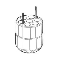 エッペンドルフ・ハイマック・テクノロジーズ アダプター 15mL コニカルチューブ Sー4x400用 5910 702.000 1セット（直送品）