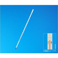 安藤計器製工所 赤液棒状温度計 ー40~50°C(1°C) 全没 1-23-19 1本 64-0705-32（直送品）