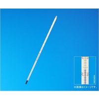 安藤計器製工所 青液棒状温度計 0～50℃（1℃） 全没 全長300mm 1-20-3 1本 64-0705-76（直送品）