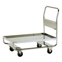 テックサス ステンレス1段高台車 DN1-U7545D 1台 64-0786-11（直送品）