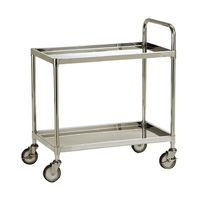 テックサス ステンレスワゴン 2段タイプ WG2-U9060D 1台 64-0786-28（直送品）