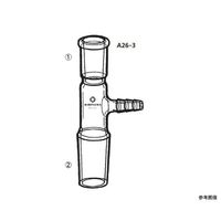 桐山製作所 垂直枝付アダプター A26-3-4 1個 64-1061-23（直送品）