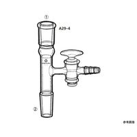 桐山製作所 コック付アダプター A29-4-1 1個 64-1061-50（直送品）