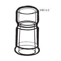 桐山製作所 栓(メス) V76T-3-2 1個 64-1066-77（直送品）