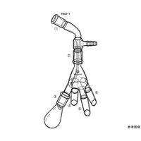 桐山製作所 吸引分液管 FR67-1-2 1個 64-1064-85（直送品）
