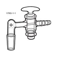 桐山製作所 アダプター（コック付） V76Q-1-1 1個 64-1066-53（直送品）