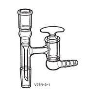 桐山製作所 アダプター（封じ込み管付） V76R-3