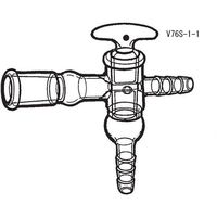 桐山製作所 アダプター（コック付） V76S-1-1 1個 64-1066-66（直送品）
