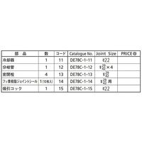 桐山製作所 フッ素樹脂ジョイントシール DE78C-1-14 1個(10枚) 64-1067-36（直送品）