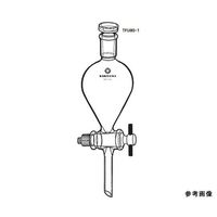桐山製作所 フッ素樹脂栓分液ロート (ヘルツ型) TFU80-1-5 1個 64-1067-63（直送品）