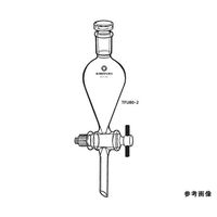 桐山製作所 フッ素樹脂栓分液ロート （スキーブ型） TFU80-2