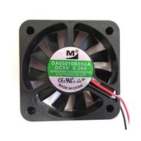 ワイドワーク 50mm角厚さ10mm Highスピード 2ボールベアリング DC5Vファン DA05010B05UA 1個（直送品）