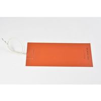 スリーハイ シリコンラバーヒーター100V 200W 100mm×250mm リード線300mm SR100-200-100-250 1枚（直送品）