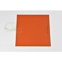 スリーハイ シリコンラバーヒーター100V 500W 250mm×250mm リード線300mm SR100-500-250-250 1枚（直送品）