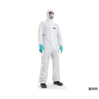 ハネウェル 防護服 ミューテックス・E・ライト(防塵タイプ) ホワイト XXXL 4500101 1箱(50着) 63-9660-49（直送品）