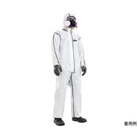 ハネウェル 防護服 スパセル・C4(ダイオキシン 除染 感染対応用) ホワイト XL 4500601 1箱(25着) 63-9660-57（直送品）