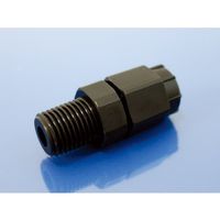 アラム FUコネクターハーフストレート R14 POM FHS0608 1個 63-3196-35（直送品）