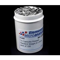 Elemental Microanalysis すずカプセル 8×5mm Standard Weight 100/pk D1009 1個（直送品）