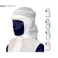 シゲモリ フードA Ver.3 マスク掛付 ホワイト 2L EH3186V3-01 1個 63-2584-10（直送品）