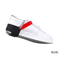 DESCO JAPAN 静電気対策フットグラウンダー(片足分) かかと用 1Meg抵抗 接地部2重 04587 1個 64-2944-94（直送品）