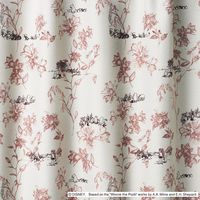 スミノエ DISNEY セミオーダー カーテン プー シーン 1800×1400mm ピンク １セット(2枚入)（直送品）