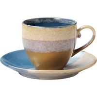 【ギフト包装・2個セット】　アイトー　グレイズワークス　カップ＆ソーサー　22-0238-082　（直送品）