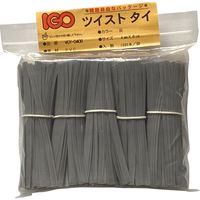 アイ・ジー・オー IGOツイストタイ　ビニール・タイ　灰　4ｍｍ×8ｃｍ VGY-0408 1袋（1000本入り）（直送品）