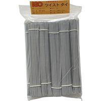 アイ・ジー・オー IGOツイストタイ　ビニール・タイ　灰　4ｍｍ×15ｃｍ VGY-0415 1袋（1000本入り）（直送品）