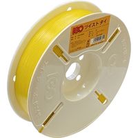 アイ・ジー・オー IGOツイストタイ ビニール・タイ 黄 4mm×600mリール巻 VYE-0600 1巻（直送品）