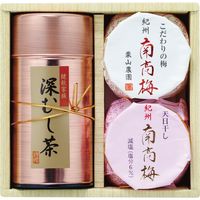 【ギフト包装】心斎橋門田苑　静岡茶　紀州南高梅詰合せ　22-0424-099　1個（直送品）