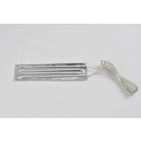スリーハイ アルミ箔ヒーター100V 15W 50mm×200mm リード線1m AL100-15-50-200 1枚 64-3426-93（直送品）