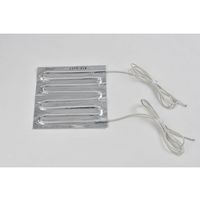 スリーハイ アルミ箔ヒーター100V 34W 150mm×150mm リード線1m AL100-34-150-150 1枚（直送品）