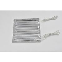 スリーハイ アルミ箔ヒーター100V 60W 200mm×200mm リード線1m AL100-60-200-200 1枚（直送品）