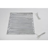 スリーハイ アルミ箔ヒーター100V 184W 350mm×350mm リード線1m AL100-184-350-350 1枚（直送品）