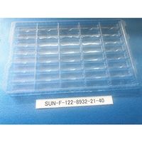 サンナイス 部品トレー(段トレ) SUN-F122-8932-21-40 1箱(100枚) 64-3878-66（直送品）