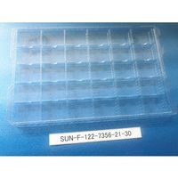 サンナイス 部品トレー(段トレ) SUN-F122-7356-21-30 1箱(100枚) 64-3878-67（直送品）