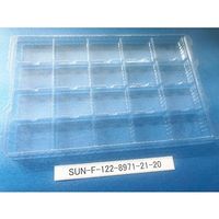 サンナイス 部品トレー(段トレ) SUN-F122-8971-21-20 1箱(100枚) 64-3878-70（直送品）