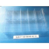 サンナイス 部品トレー(段トレ) SUN-F122-88149-42-10 1箱(50枚) 64-3878-72（直送品）