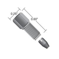 IDEX SealTight ヘックスヘッド ショート(10pk) F-193X 1セット(10個) 64-3954-74（直送品）