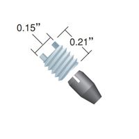 IDEX フラッシュナット SST， 10ー32(10pk) F-350X 1セット(10個) 64-3955-01（直送品）