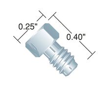 IDEX メールナット SS(10pk) U-400X 1セット(10個) 64-3957-64（直送品）