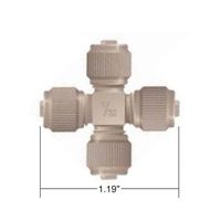 IDEX マイクロクロス アッセンブリー 1/32” PEEK P-887 1個 64-3956-66（直送品）