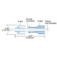 IDEX ルアータイトシステム 1/8”(5pk) P-838 1セット(5個) 64-3956-50（直送品）