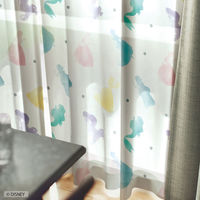 スミノエ DISNEY セミオーダー レースカーテン プリンセス プリンセス 1000×940mm ミックス １セット(2枚入)（直送品）