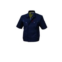 ジーベック サワークロス半袖ブルゾン コン L 7561ー10ーL 7561 1着（直送品）